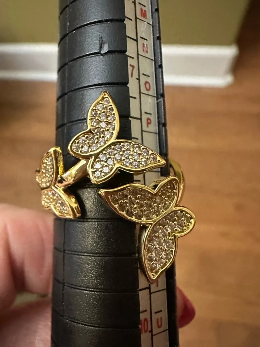 Kate spade butterfly ring size 8